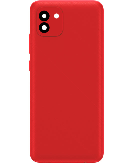 Pokrywa baterii kompatybilna z Samsung Galaxy A03 A035, Wersja F, Czerwona