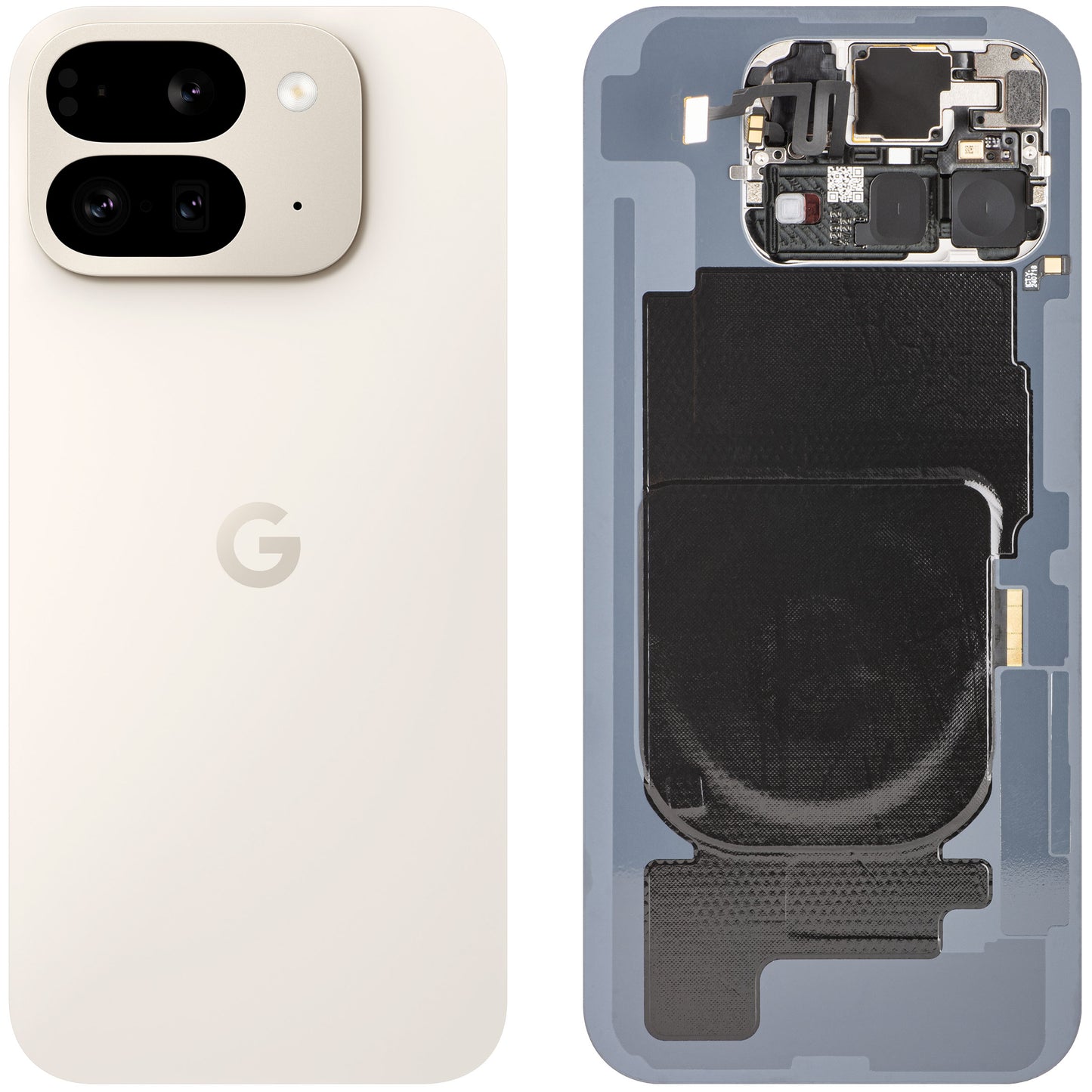 Pokrywa baterii Google Pixel 9 Pro Fold, Beż (Porcelain), Service Pack G949-00908-00