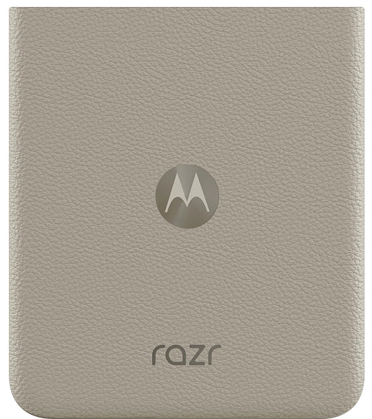 Pokrywa baterii Motorola Razr 2024 / Razr 50, Kremowy (Pumice Stone), Zestaw serwisowy SL98E12657