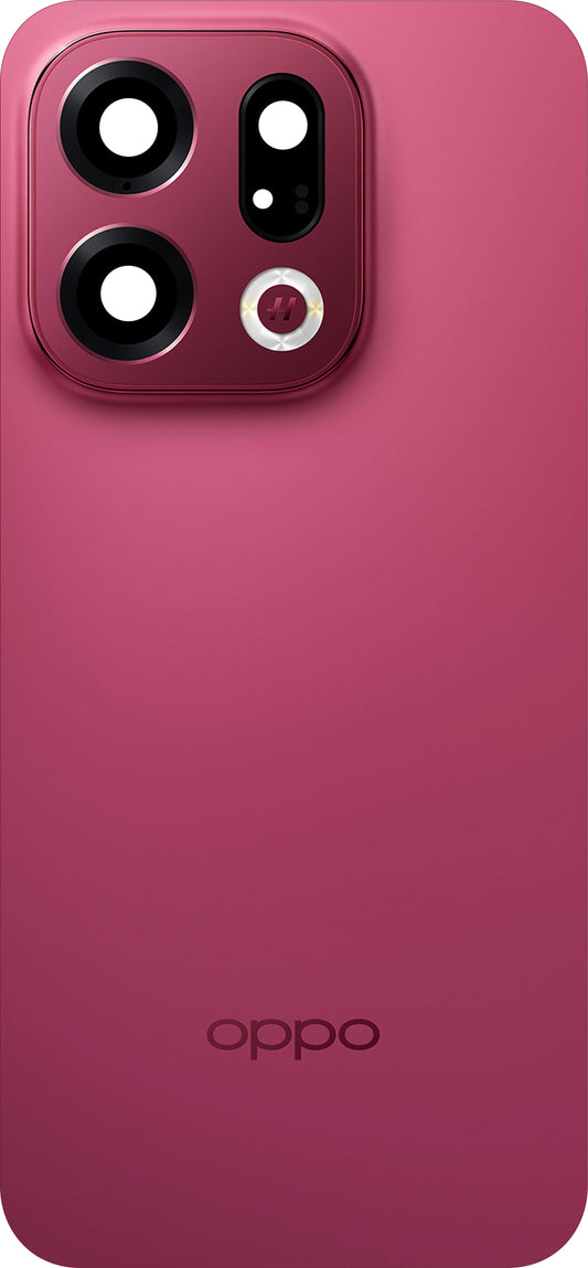 Oppo Find X9 Battery Cover, Magenta (Velvet Red), Service Pack 621033000814
