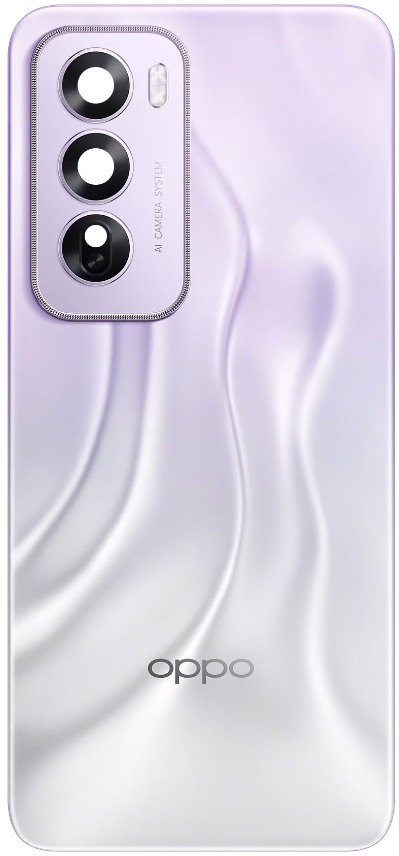 Oppo Reno12 Pro Battery Cover, Purple (Nebula Silver), Service Pack 621033000287