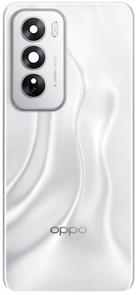 Pokrywa baterii Oppo Reno12, Srebrna (Astro Silver), Service Pack 621033000316