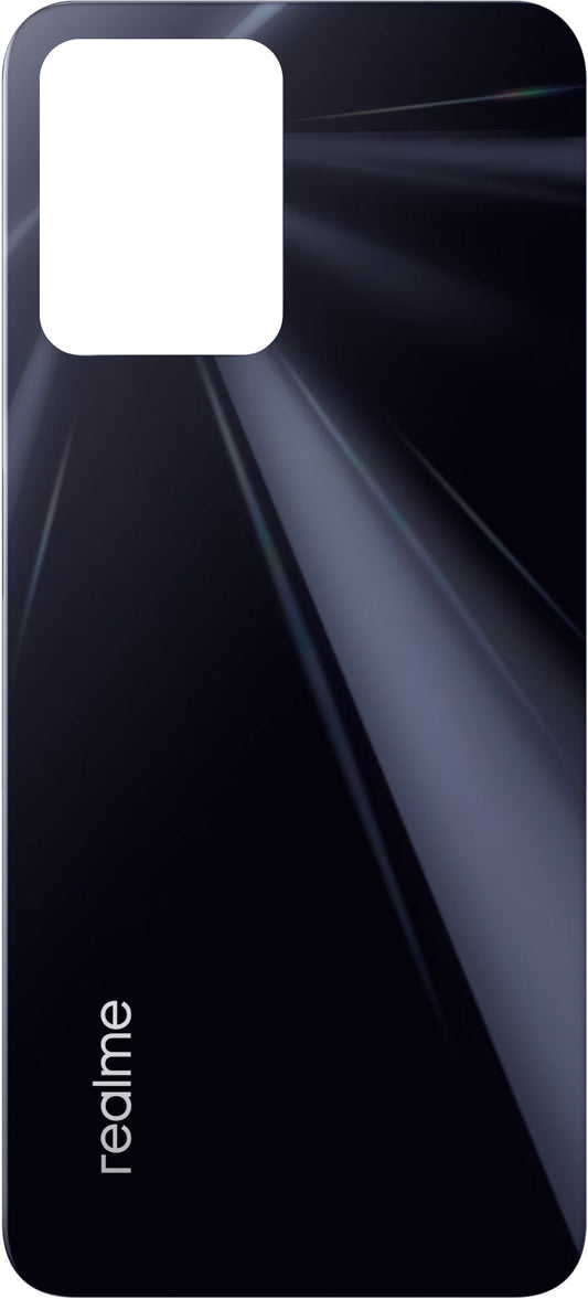 Pokrywa baterii Realme C35, Czarny (Glowing Black), Zestaw serwisowy 4710671