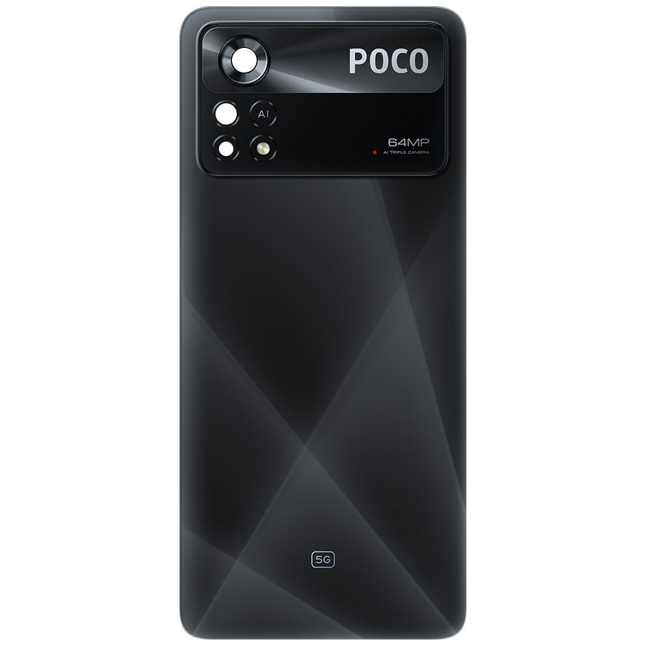 Pokrywa baterii Xiaomi Poco X4 Pro 5G, Czarny (Laser Black), Service Pack 5600050K6P00