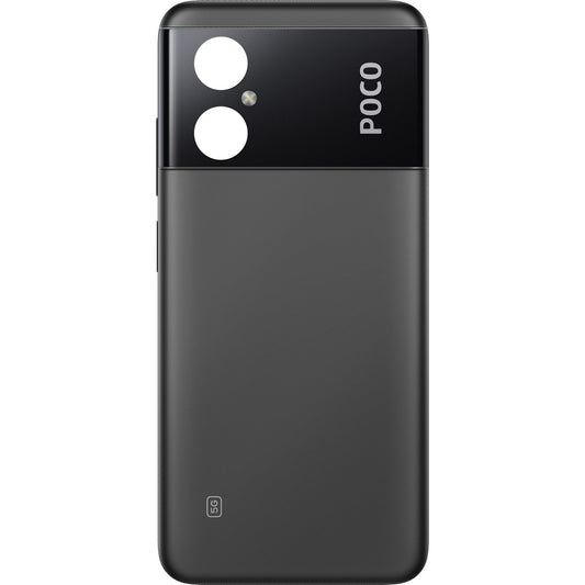 Pokrywa baterii Xiaomi Poco Poco M4 5G, czarna (Power Black), Service Pack 55050001SH9 