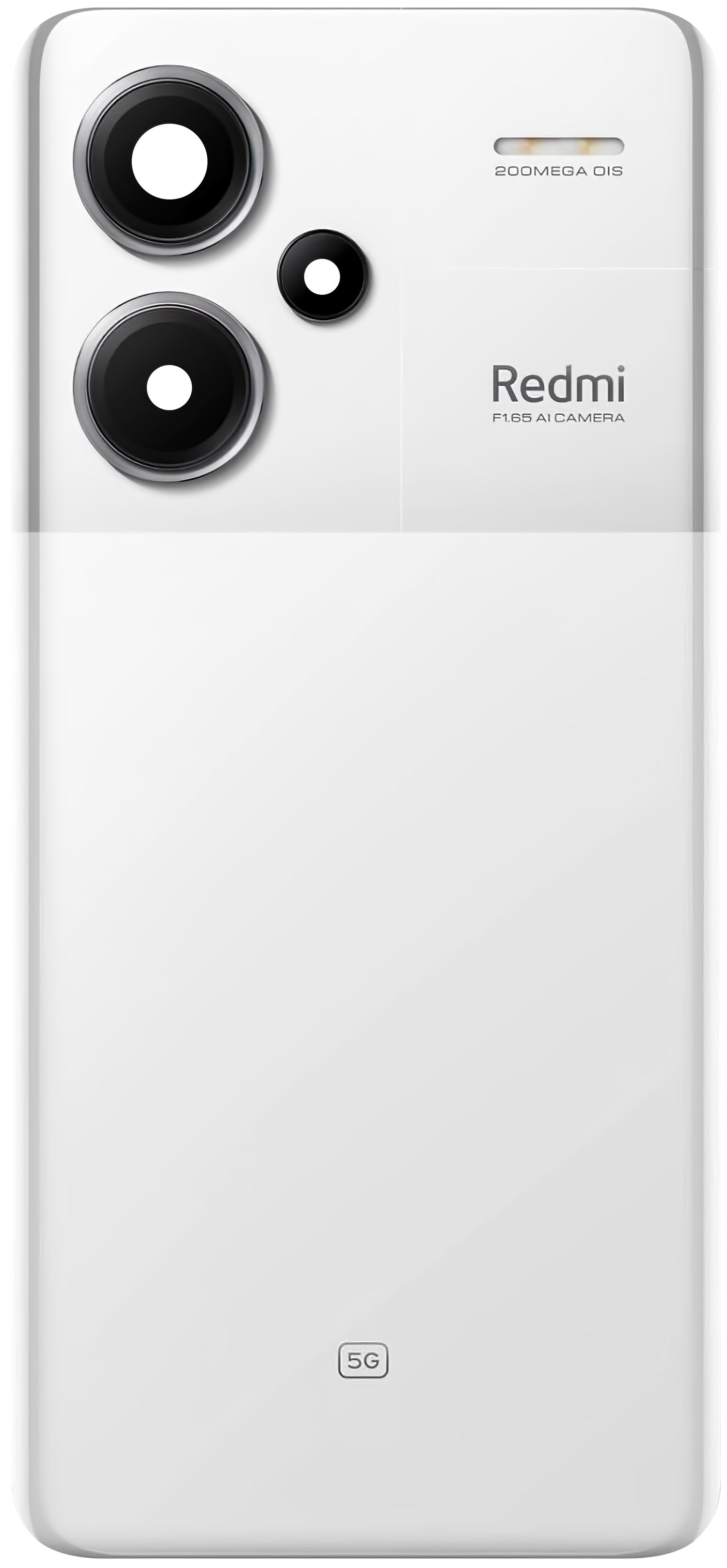 Xiaomi Redmi Note 13 Pro+ Battery Cover, White (Moonlight White), Service Pack 560033N16U00