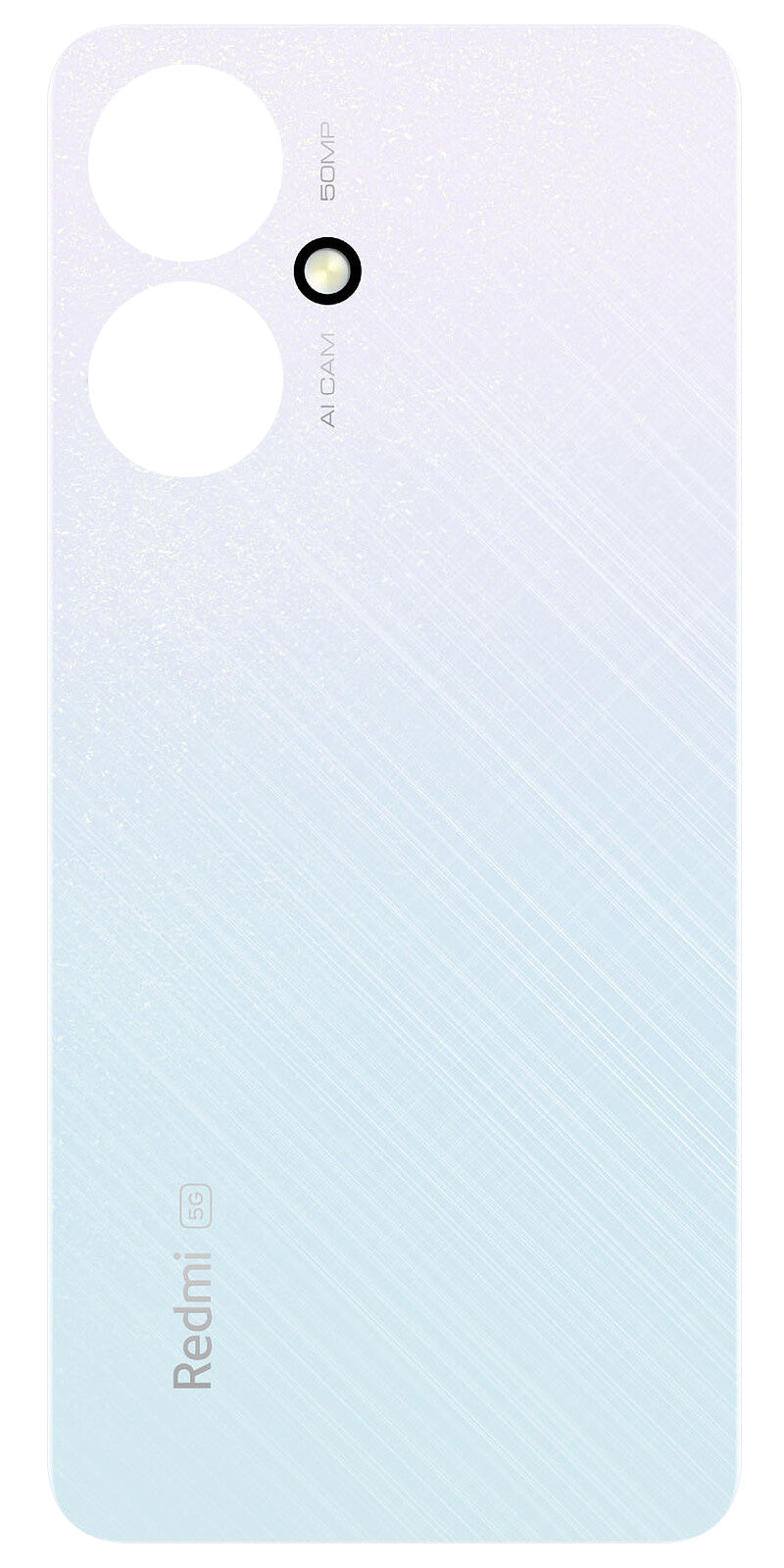 Pokrywa baterii Xiaomi Redmi 13C 5G, Biała (Starry Silver), Service Pack 1610111001569A