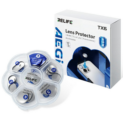 Relife TX6 Camera Lens Protection Cap for Apple iPhone 8 - 17 Series