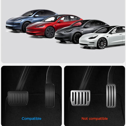 Nakładki na pedały samochodowe Spigen Line Design TO200P do Tesla Y / 3 ACP11627