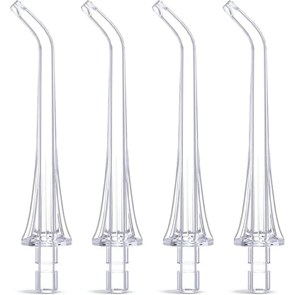 Replacement Tip for Bitvae C2 / F30 / 304 Oral Irrigator, Set of 4, Transparent