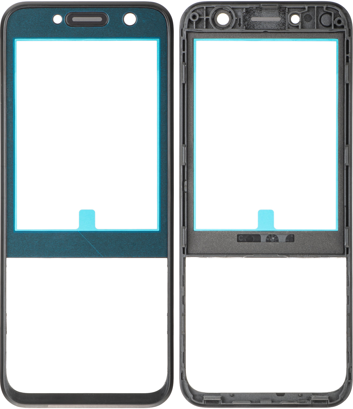 Przednia obudowa Nokia 230 (2024), Czarna, Zestaw serwisowy 286913671