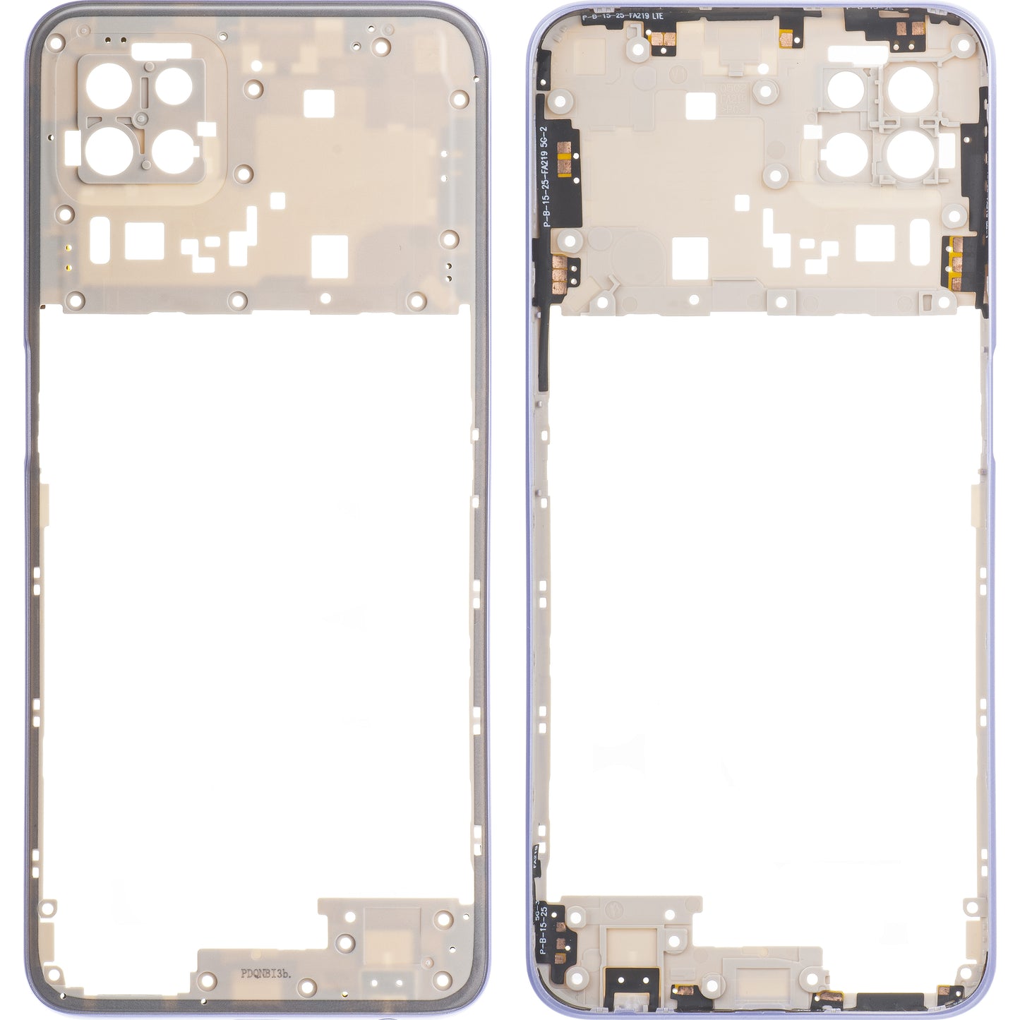 Oppo A72 5G Middle Case Oppo A72 5G, niebieski 