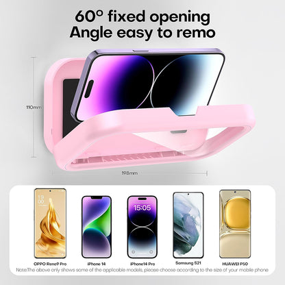 Techsuit LC-999 Wall Case with Touch Membrane for Phone, Waterproof, Pink