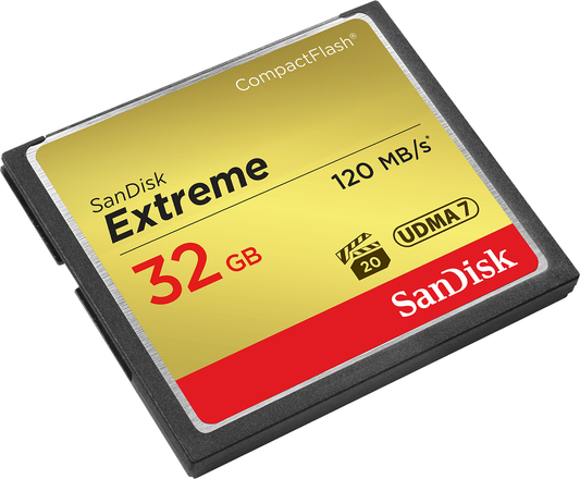 Karta pamięci CompactFlash SanDisk Extreme, 32Gb, UDMA 7 SDCFXSB-032G-G46