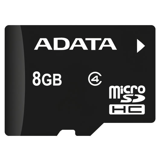 Karta pamięci Adata microSDHC, 8 Gb, Class 4 AUSDH8GCL4-R AUSDH8GCL4-R 