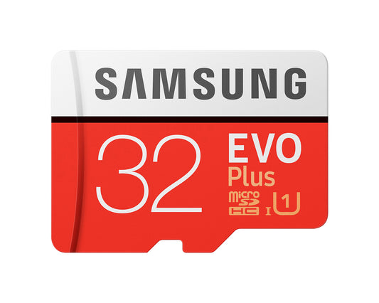 Karta pamięci microSDHC Samsung Evo Plus, 32Gb, Klasa 10 / UHS-1 U1, z adapterem MB-MC32GA/APC