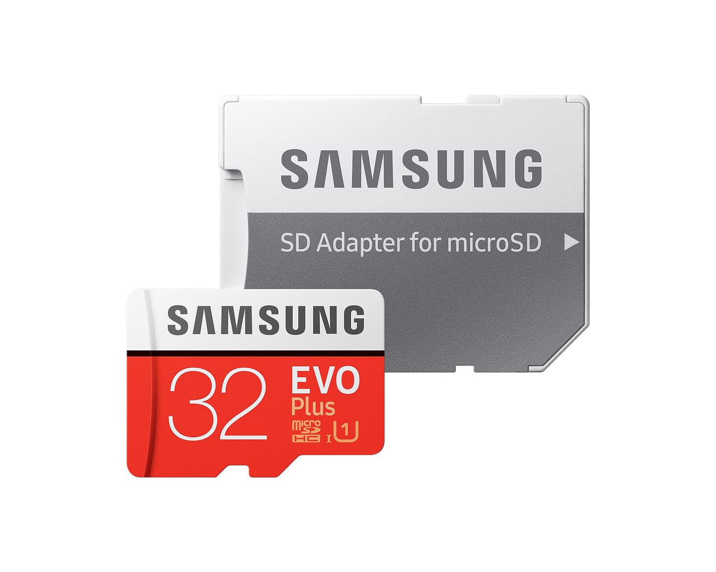 Karta pamięci microSDHC Samsung Evo Plus, 32Gb, Klasa 10 / UHS-1 U1, z adapterem MB-MC32GA/APC