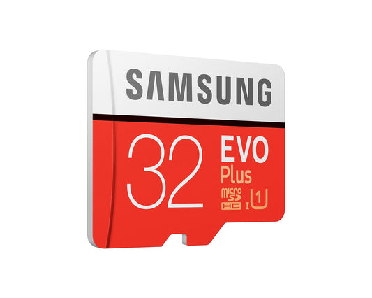 Karta pamięci microSDHC Samsung Evo Plus, 32Gb, Klasa 10 / UHS-1 U1, z adapterem MB-MC32GA/APC