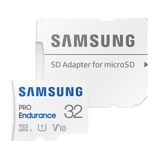 Samsung PRO Endurance microSDHC Memory Card, 32Gb, Class 10 / UHS-1 U1, With Adapter MB-MJ32KA/EU