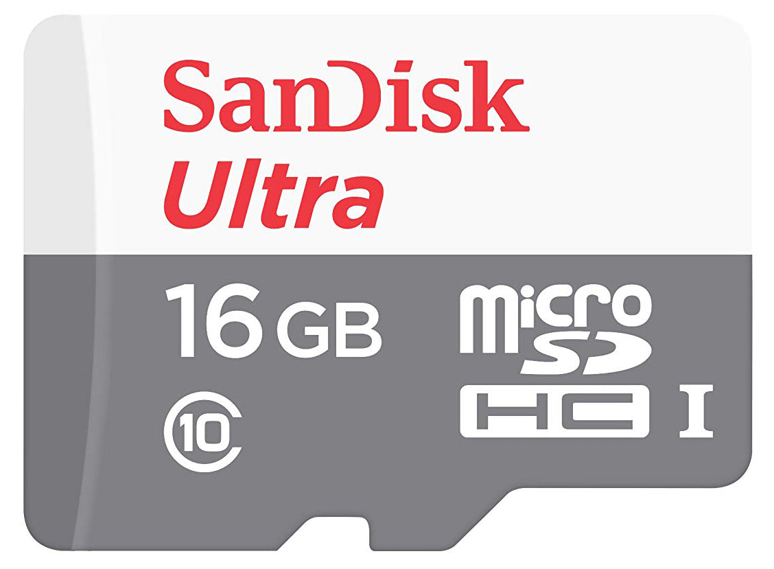 Karta pamięci microSDHC SanDisk Ultra Android, 16 Gb, Class 10 / UHS-1 U1 SDSQUNS-016G-GN3MN SDSQUNS-016G-GN3MN