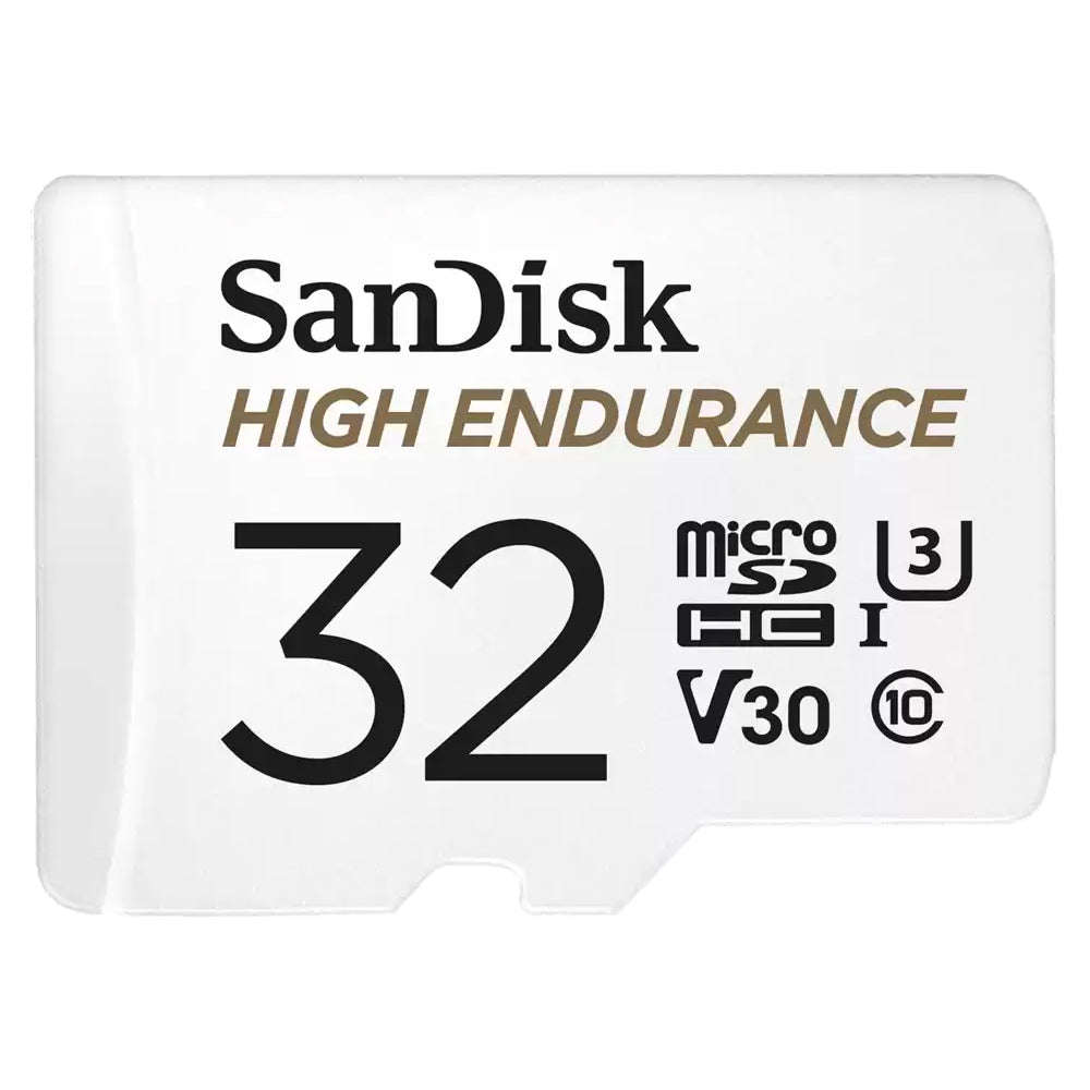 Karta pamięci microSDHC SanDisk High Endurance, 32GB, Klasa 10 / UHS-1 U3, z adapterem SDSQQNR-032G-GN6IA