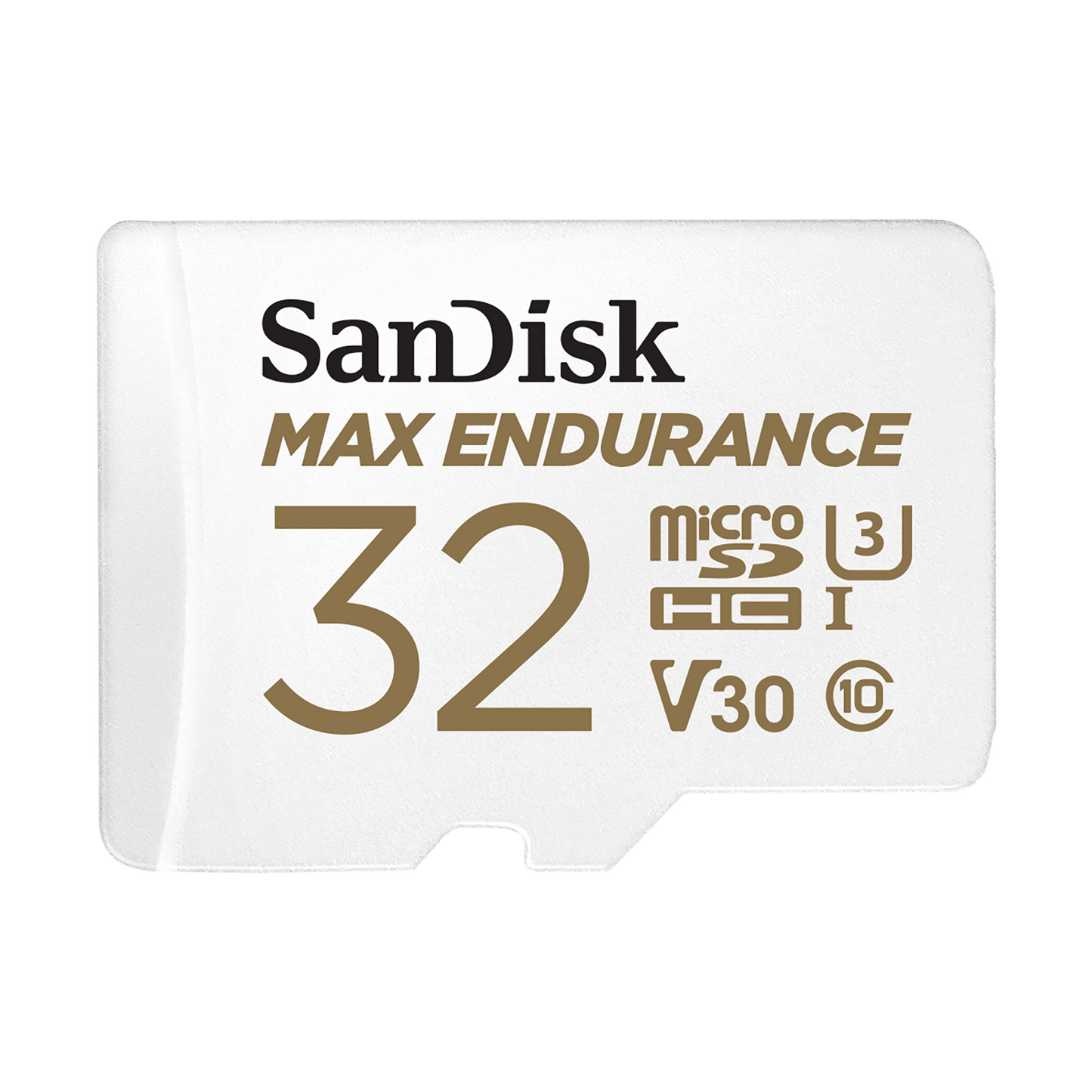 Karta pamięci microSDHC SanDisk MAX Endurance, 32Gb, Klasa 10 / UHS-1 U3, Z adapterem SDSQQVR-032G-GN6IA