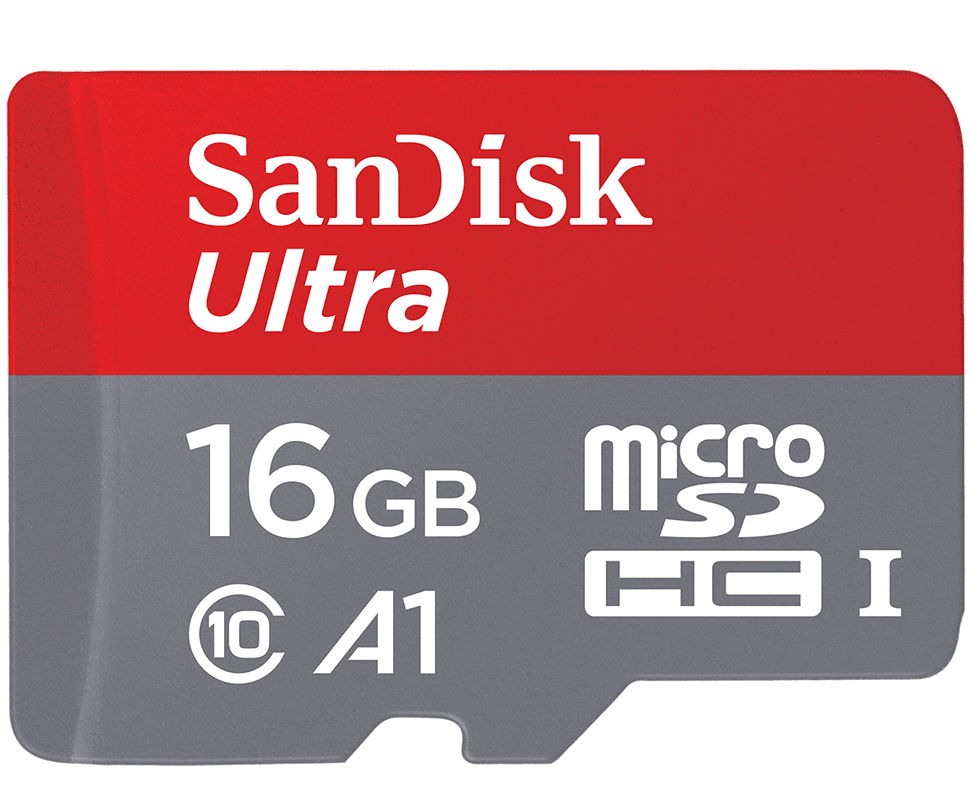 Karta pamięci microSDHC SanDisk Ultra Android A1, 16Gb, Klasa 10 / UHS-1 U1 SDSQUAR-016G-GN6MN