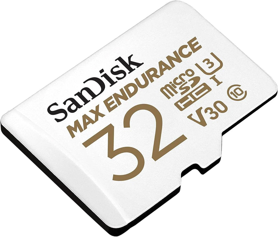 Karta pamięci microSDHC SanDisk MAX Endurance, 32Gb, Klasa 10 / UHS-1 U3, Z adapterem SDSQQVR-032G-GN6IA