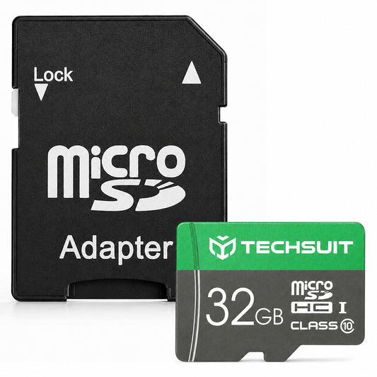 Karta pamięci microSDHC Techsuit THCM11, 32 GB, klasa 10, z adapterem
