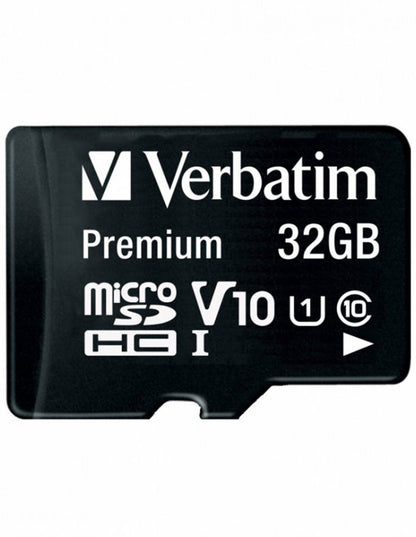 Karta pamięci microSDHC Verbatim, 32GB, Klasa 10 / UHS-1 U1, z adapterem