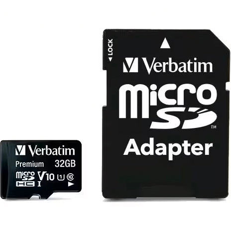 Karta pamięci microSDHC Verbatim, 32GB, Klasa 10 / UHS-1 U1, z adapterem