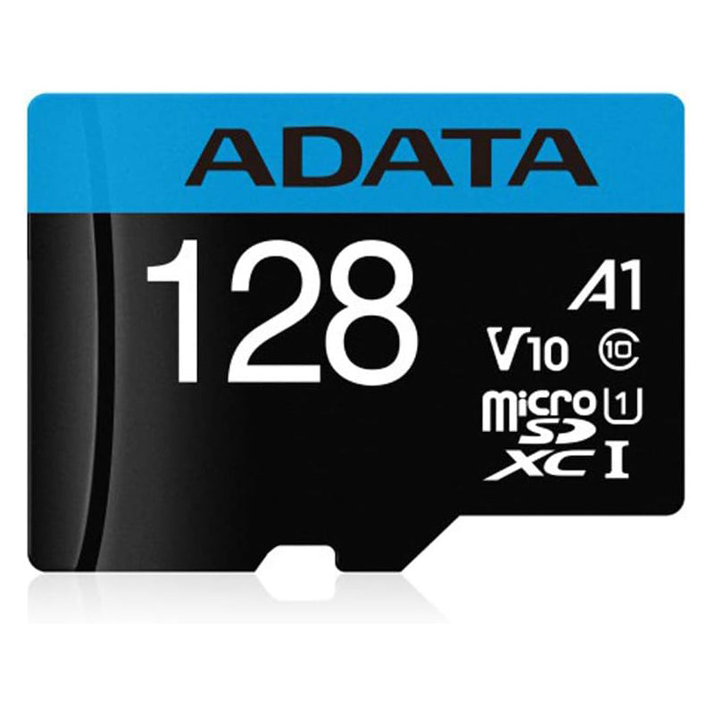 Karta pamięci microSDXC Adata Premier, 128GB, Klasa 10 / UHS-1 U1, z adapterem AUSDX128GUICL10A1-RA1