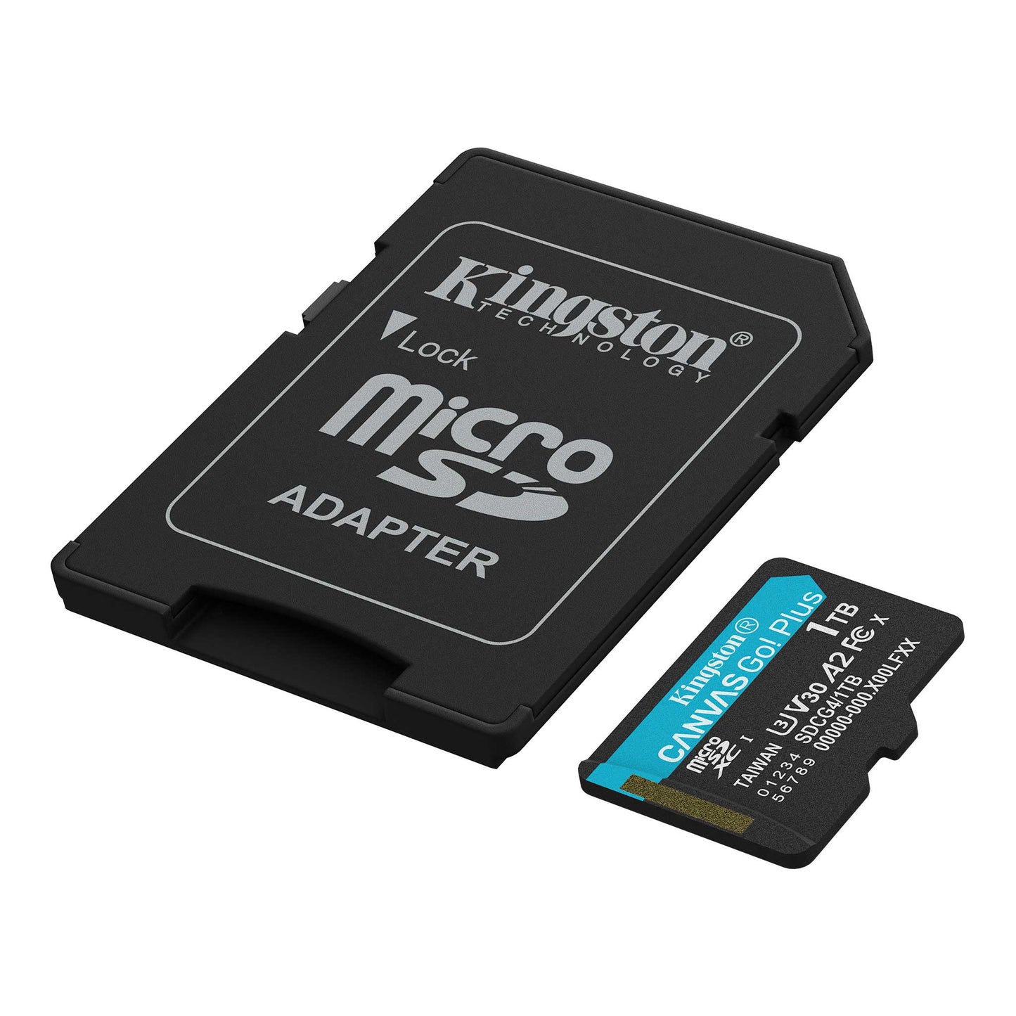 Kingston Canvas Go Plus microSDXC Memory Card Android A2, 1TB, Class 10 / UHS-1 U3, With Adapter ‎SDCG4/1TB