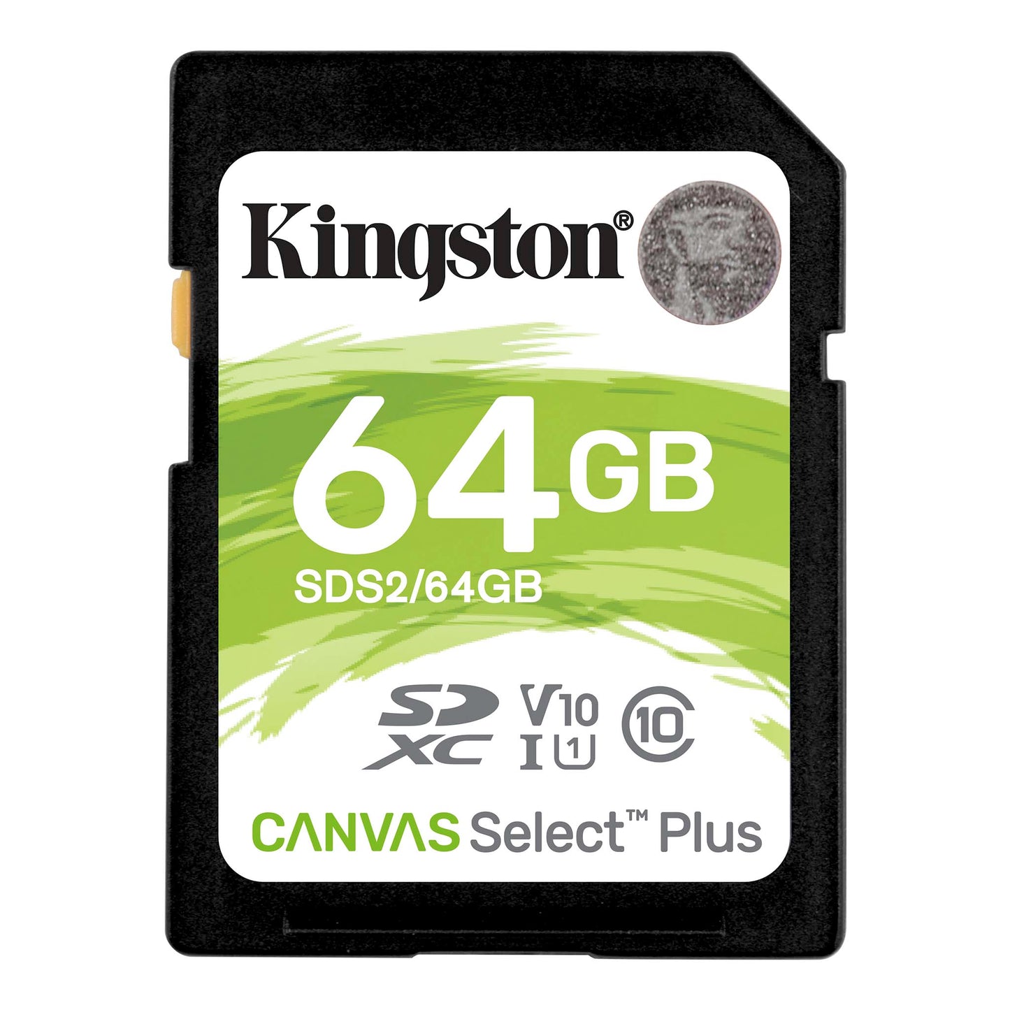 Karta pamięci SDXC Kingston Canvas Select Plus 100R, 64 GB, klasa 10 / UHS-1 U1 SDS2/64 GB 