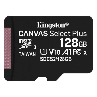 Karta pamięci Kingston Canvas Select Plus, 128 Gb, Class 10 / UHS-1 U1 SDCS2/128GBSP microSDXC