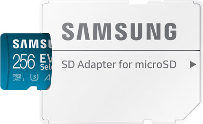 Karta pamięci microSDXC Samsung Evo Select Plus, 256 Gb, Class 10 / UHS-1 U3, z adapterem MB-ME256KA/AM MB-ME256KA/AM 