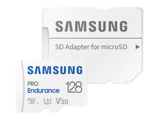 Karta pamięci microSDXC Samsung PRO Endurance, 128Gb, Klasa 10 / UHS-1 U3, Z adapterem MB-MJ128KA/EU