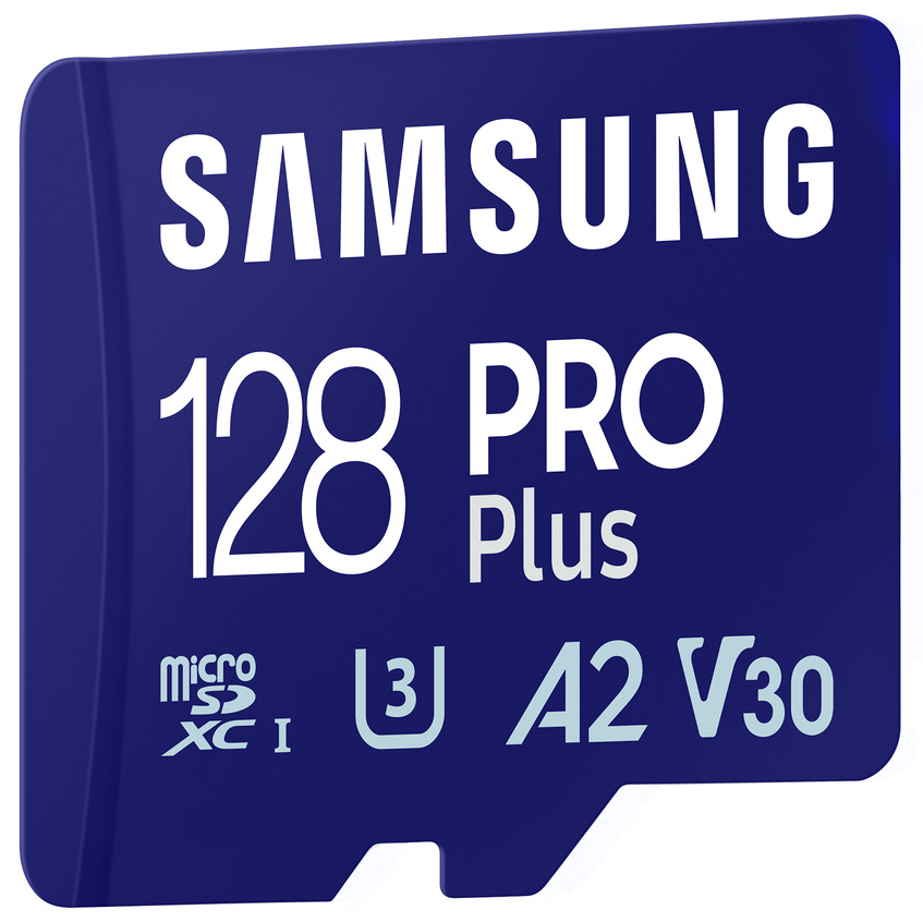 Karta pamięci microSDXC Samsung PRO Plus, 128Gb, Klasa 10 / UHS-1 U3, Z adapterem MB-MD128SA/EU