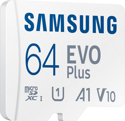 Karta pamięci microSDXC Samsung Evo Plus, 64 GB, klasa 10 / UHS-1 U1, z adapterem MB-MC64KA/EU MB-MC64KA/EU