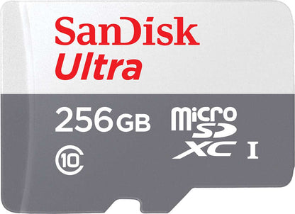 Karta pamięci microSDXC SanDisk Ultra, 256Gb, Klasa 10 SDSQUNR-256G-GN3MN
