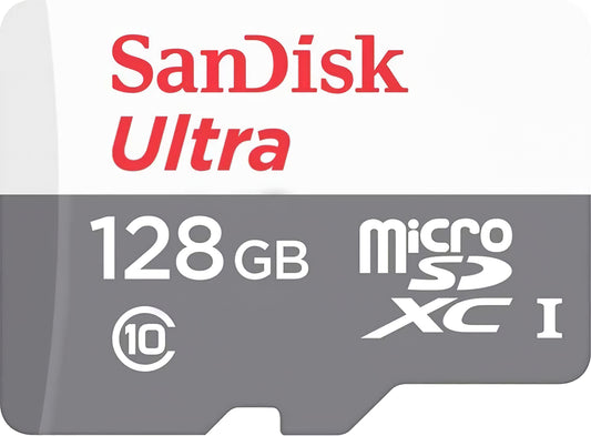 Karta pamięci microSDXC SanDisk Ultra, 128Gb, Klasa 10 SDSQUNR-128G-GN3MN