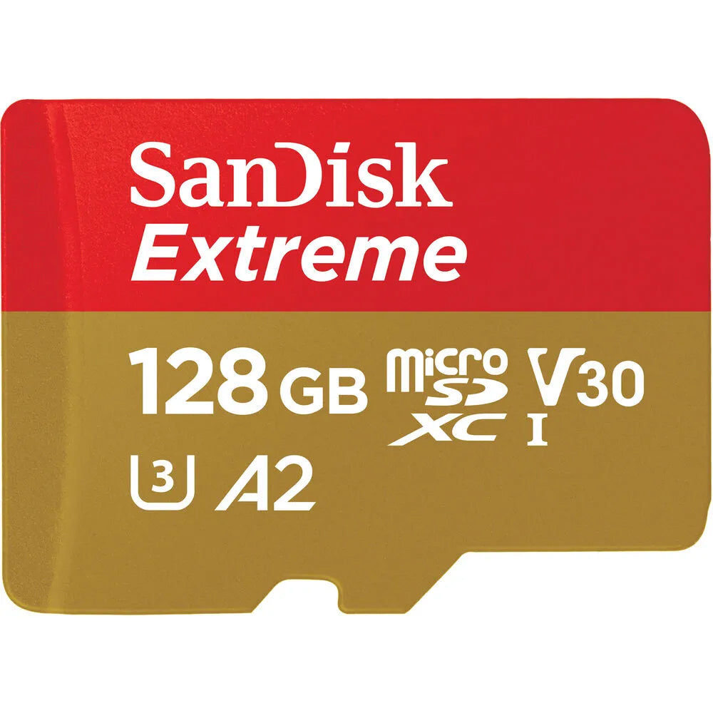 Karta pamięci SanDisk Extreme microSDXC, 128 Gb, klasa 10 / UHS-1 U3 SDSQXAA-128G-GN6MN 