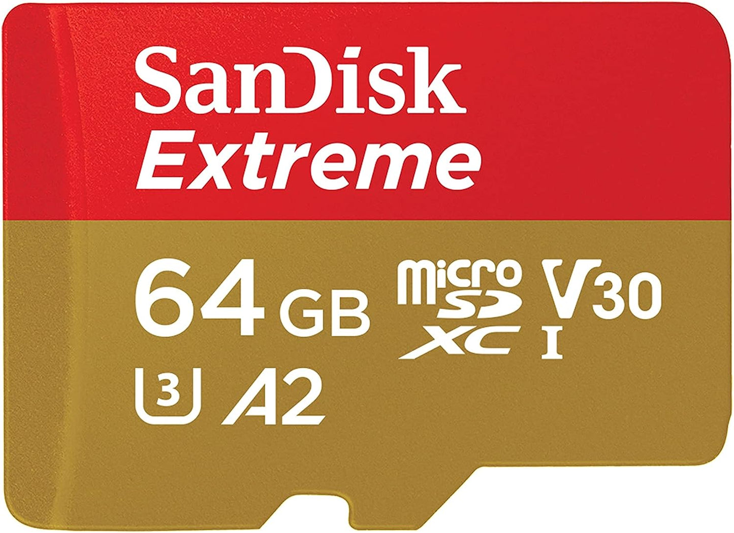 Karta pamięci SanDisk Extreme microSDXC, 64 GB, klasa 10 / UHS-1 U3 SDSQXAH-064G-GN6MN 