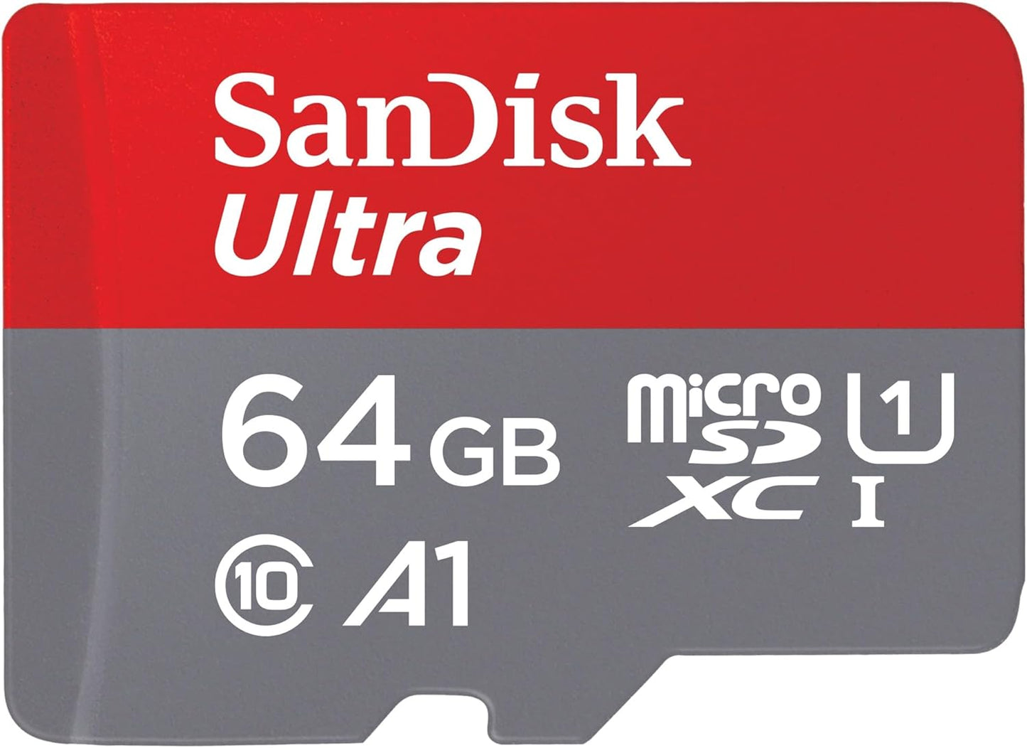 Karta pamięci microSDXC SanDisk Ultra Android A1, 64Gb, Klasa 10 / UHS-1 U1 SDSQUAB-064G-GN6MN