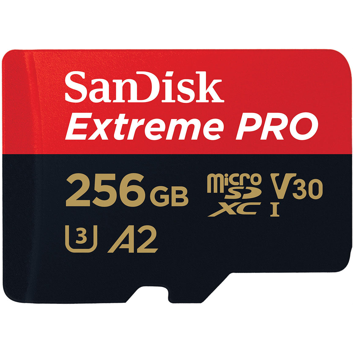 Karta pamięci microSDXC SanDisk Extreme Pro, 256Gb, Klasa 10 / UHS-1 U3, Z adapterem SDSQXCD-256G-GN6MA