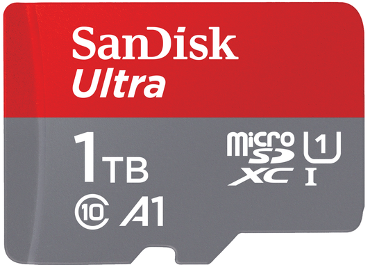 Karta pamięci microSDXC SanDisk Ultra Android A1, 1TB, Klasa 10 / UHS-1 U1 SDSQUAC-1T00-GN6MN