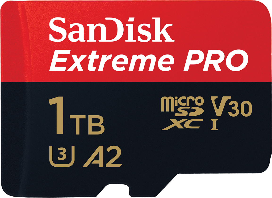 Karta pamięci microSDXC SanDisk Extreme Pro, 1TB, Klasa 10 / UHS-1 U3, z adapterem SDSQXCD-1T00-GN6MA