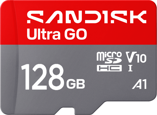 Karta pamięci microSDXC SanDisk Ultra GO Android A1, 128GB, Klasa 10 / UHS-1 U1 SDSQUGN-128G-GN6MN
