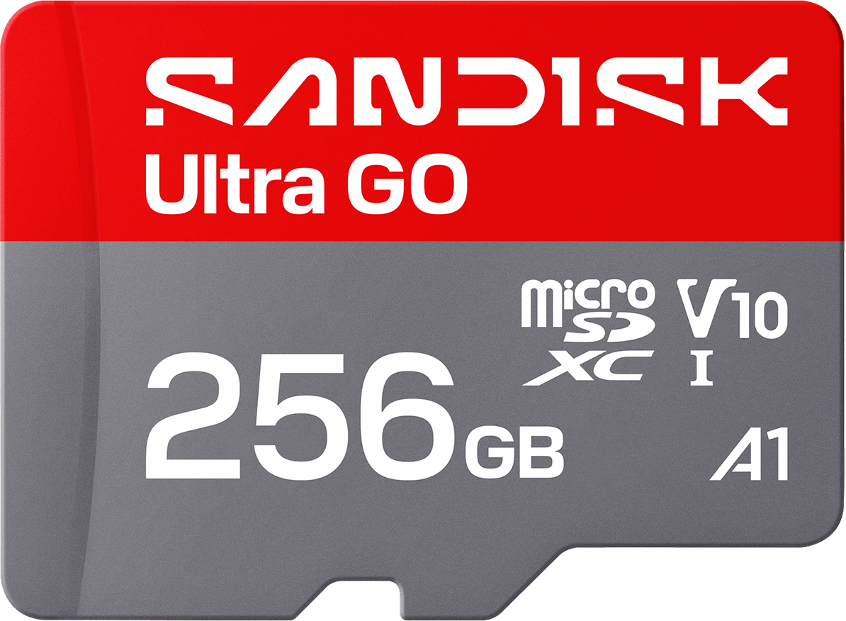 microSDXC Memory Card SanDisk Ultra GO Android A1, 256GB, Class 10 / UHS-1 U1 SDSQUGN-256G-GN6MN