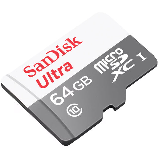 Karta pamięci microSDXC SanDisk Ultra, 64Gb, Klasa 10, Z adapterem SDSQUNR-064G-GN3MA